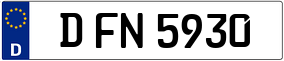 Truck License Plate